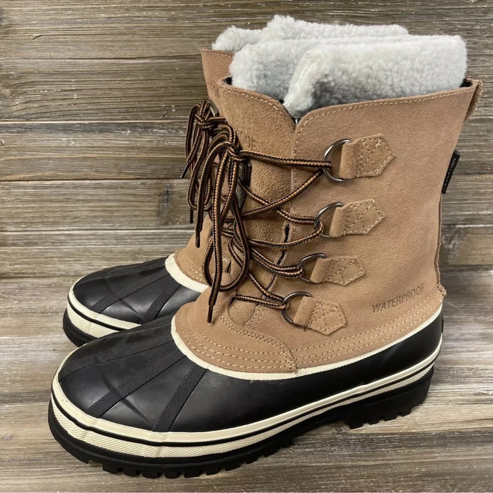 SKECHERS USA 72050 MEN'S REVINE HOPKIN THINSULATE SNOW BOOT Size 9 Waterproof